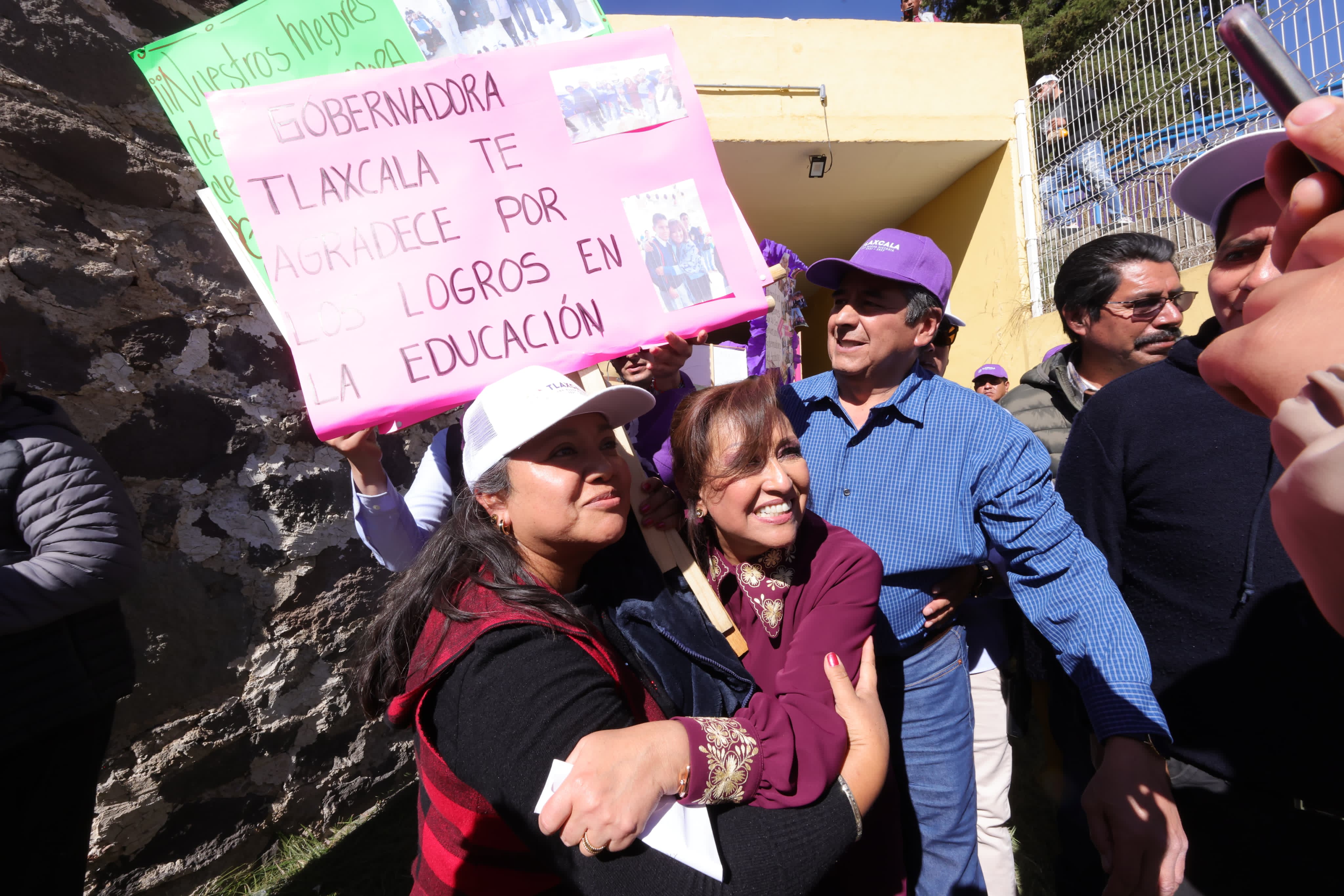 En Tlaxcala, 'el bienestar es el motor que abraza a todos'